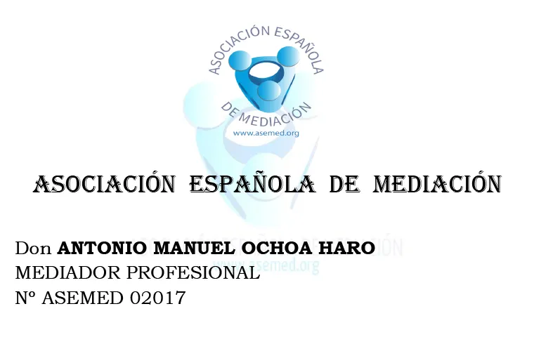 Mediador - Asociación española de mediación